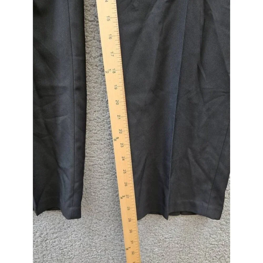 Haggar Smart Wash Classic Fit Suit Separates Pants Men's 44x30 Black Hook & Bar